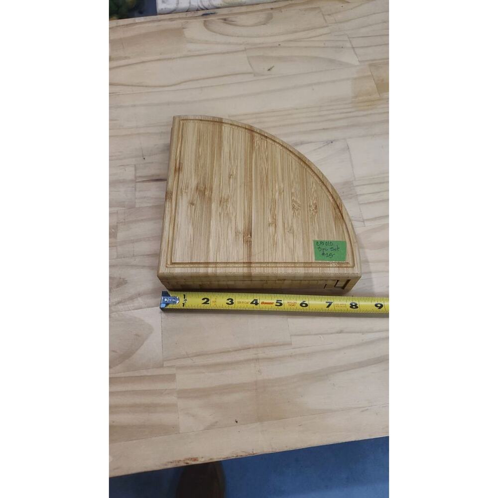 Picnic at Ascot Bamboo Cheese Charcuterie Board with PRE-OWNED